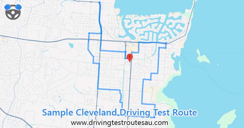 Cleveland driving test routes map