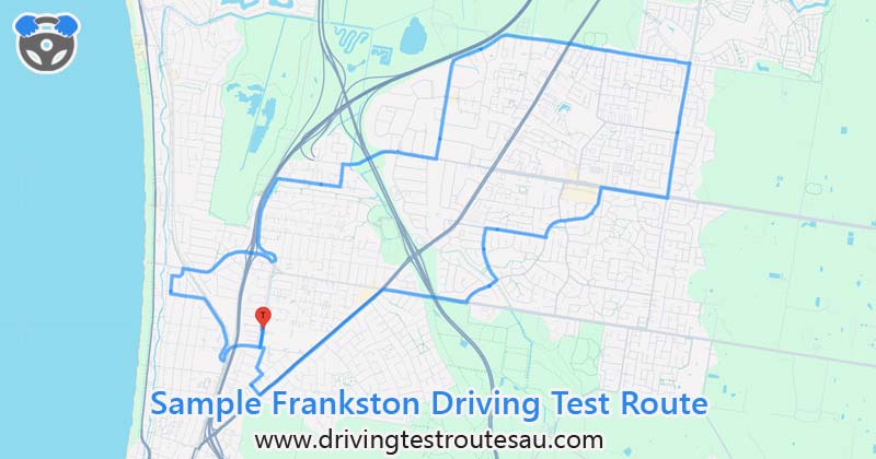 Seaford driving test routes map