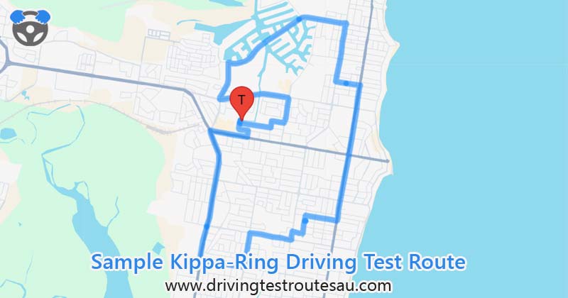 Kippa-Ring driving test routes map