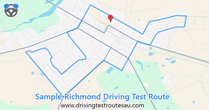 Richmond driving test routes map