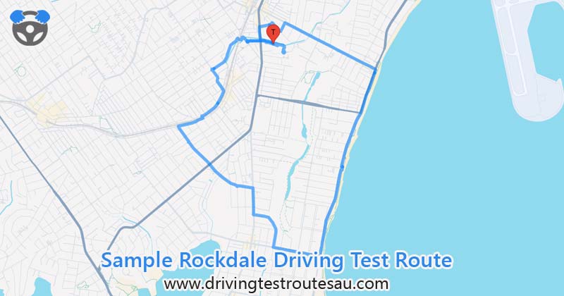 Rockdale driving test routes map