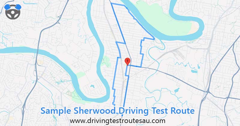 Sherwood driving test routes map