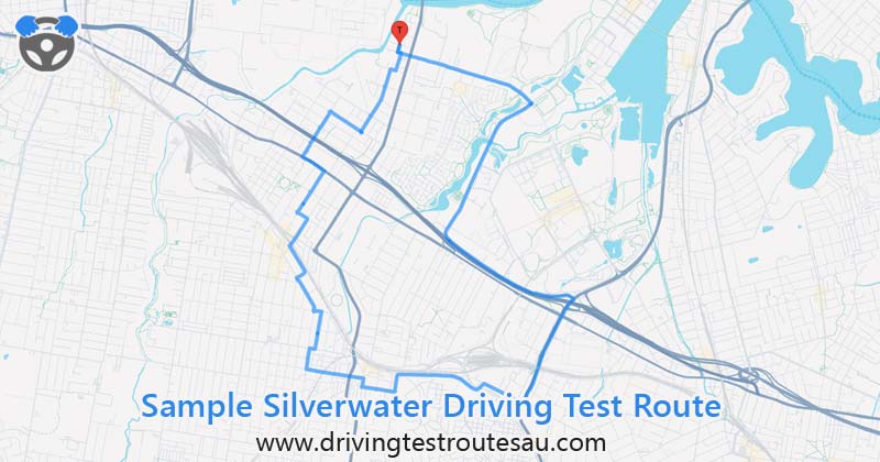 Silverwater driving test routes map